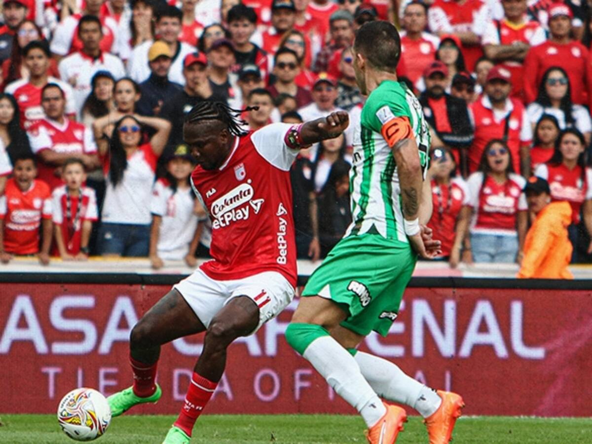 Santa Fe y Nacional no llenan las expectativas: pálido empate en El Campín