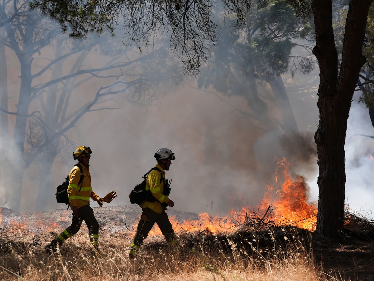 Sánchez anuncia que los incendios de Madrid y Ávila pasan a tratarse como uno solo