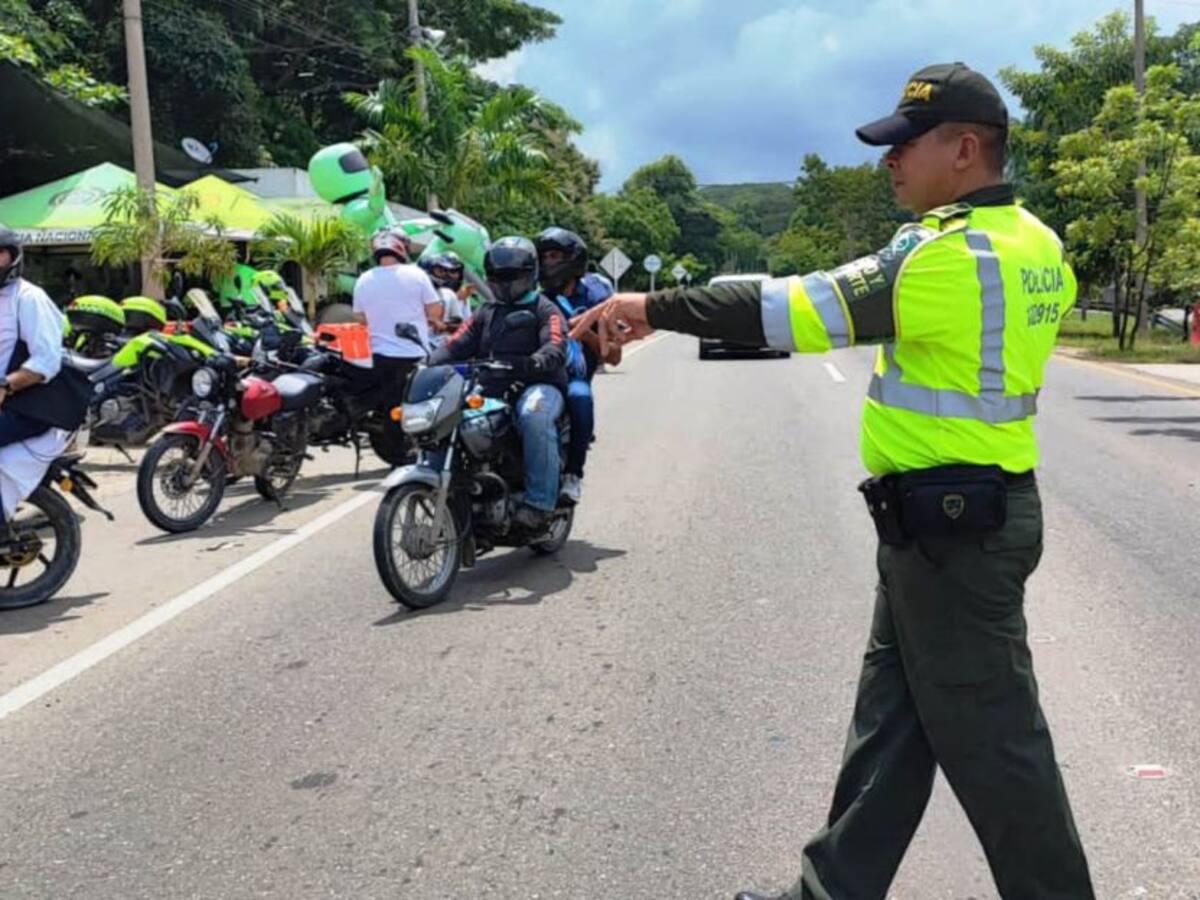 Ocho puntos de control de la Seccional de Tránsito y Transporte de Bolívar