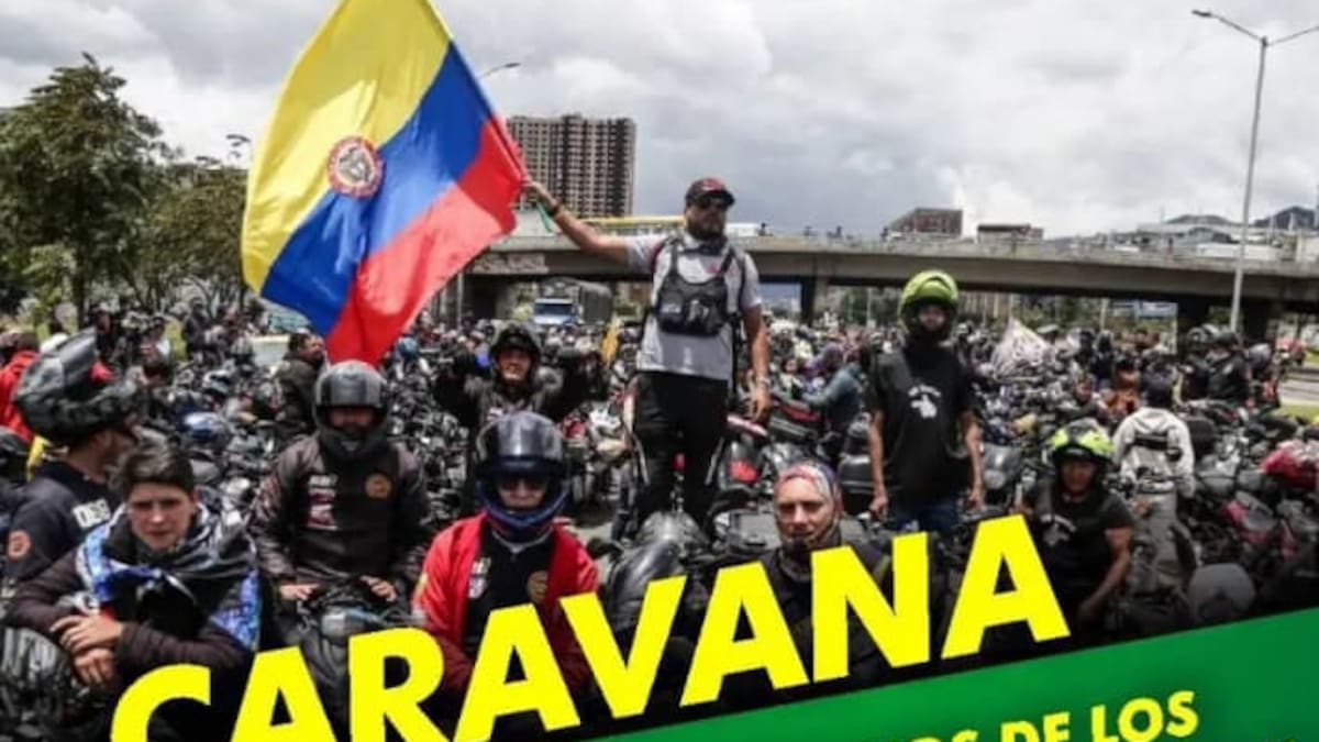 Caravana en contra del pico y placa