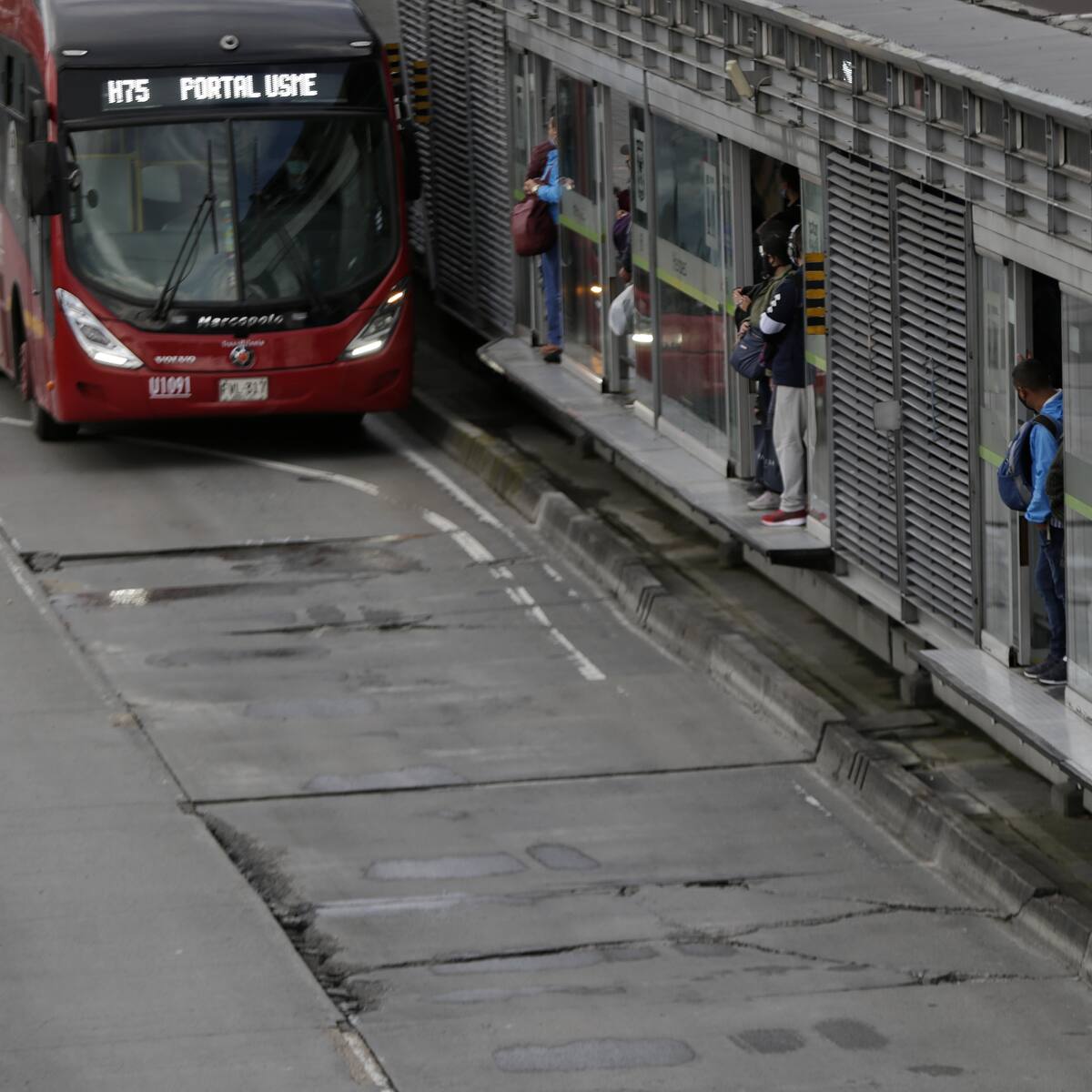 Entra en operación el vagón 1 de la estación temporal de Transmilenio Avenida 39