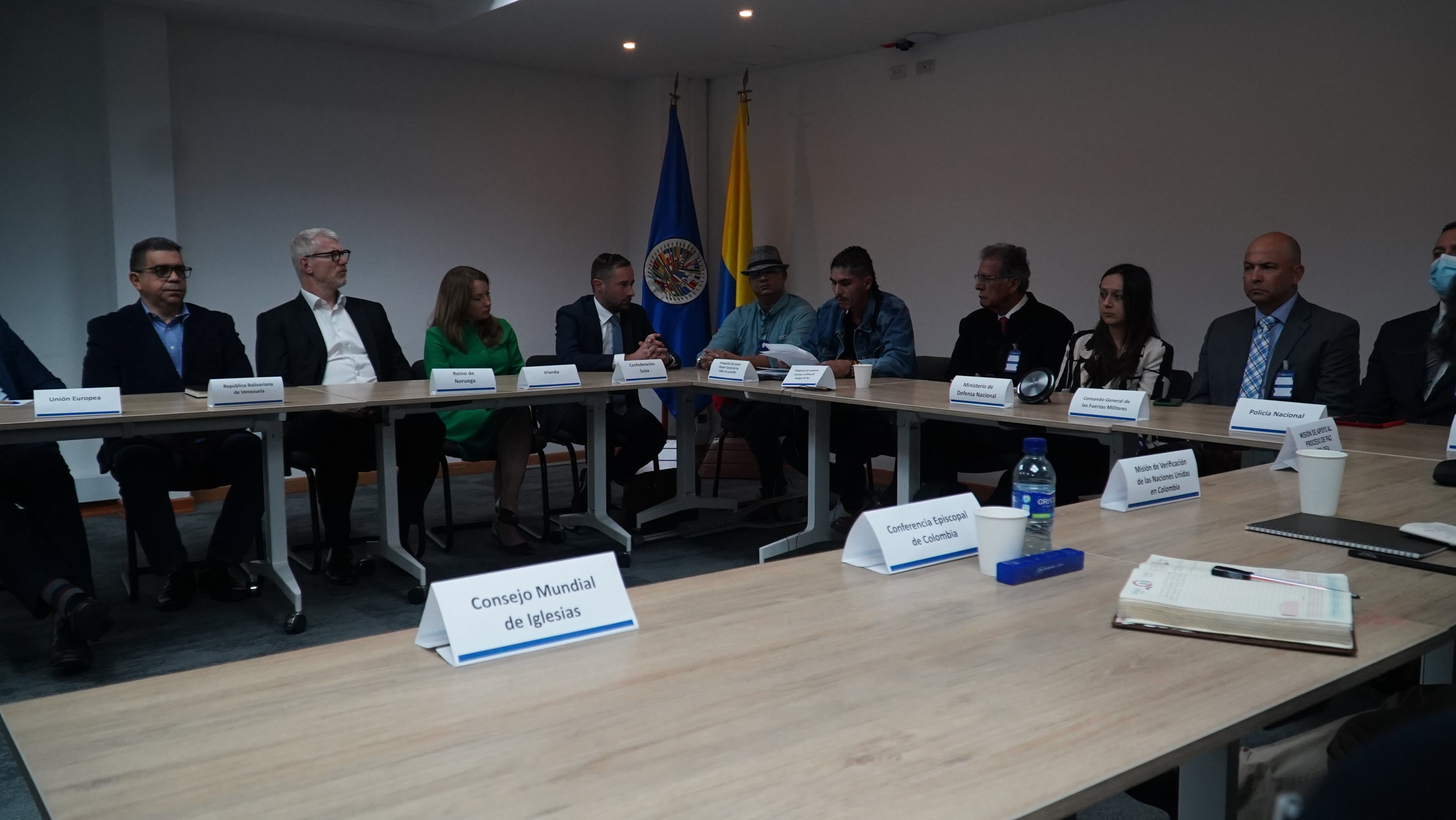 Instalación del Mecanismo de Monitoreo y Verifiación del Cese al Fuego con el Estado Mayor Central de las Farc. Foto Cortesía