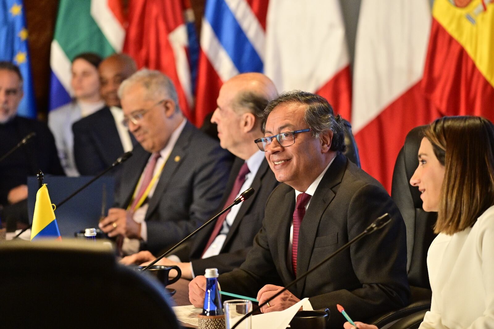 Conferencia internacional sobre el proceso político en Venezuela. Foto: Presidencia de Colombia.