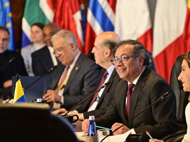 Conferencia internacional sobre el proceso político en Venezuela. Foto: Presidencia de Colombia.