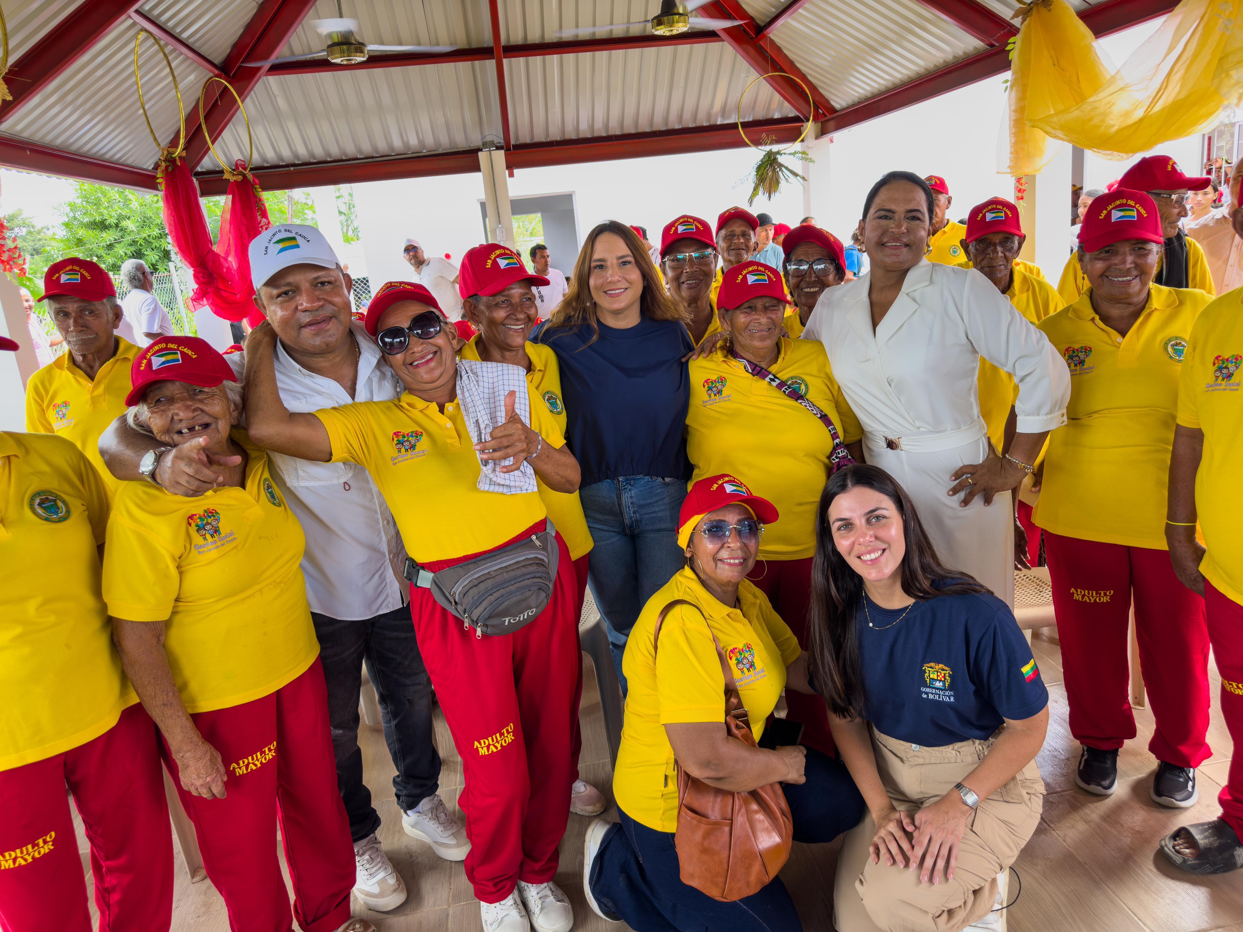 Gobernación de Bolívar inaugura Centro Vida para adultos mayores en San Jacinto del Cauca