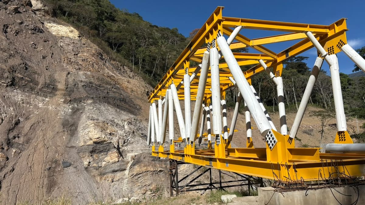 Otra vez suspendieron construcción de puente en San Andrés, Santander