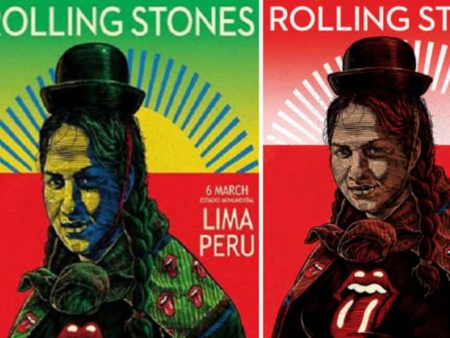 Cambian afiche de los Rolling Stones en Facebook para su presentación en Perú