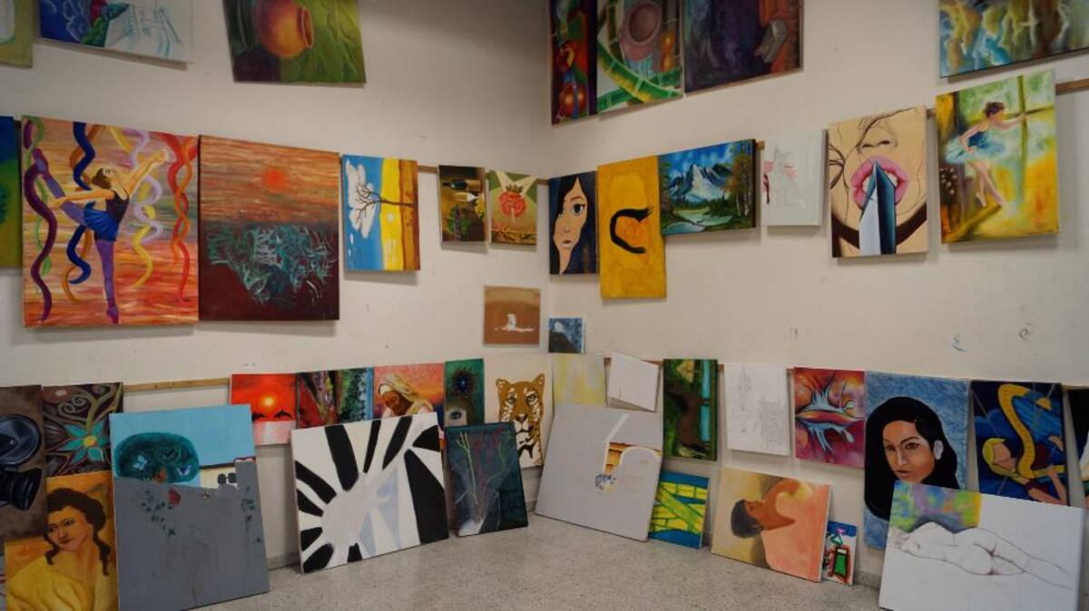 Taller 'Fundacion Mi Sangre' con los estudiantes de la Institución Educativa Aquilino Bedoya y la Institución Educativa Mundo Nuevo.