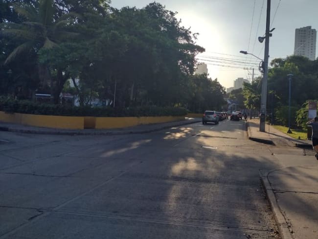En el barrio Manga de Cartagena no quieren motos con parrillero