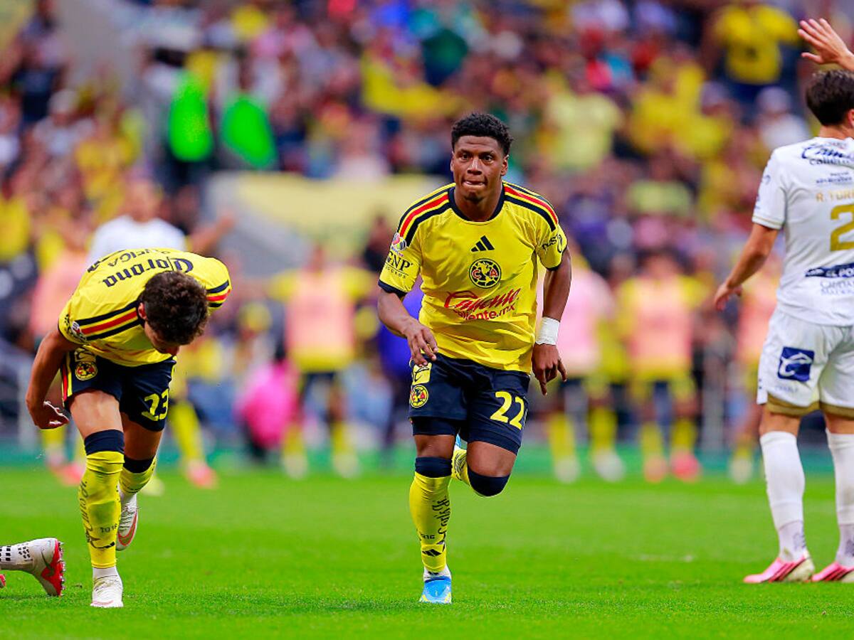 Video: Óscar Perea debutó en la Liga MX con gol en triunfo del América ante San Luis