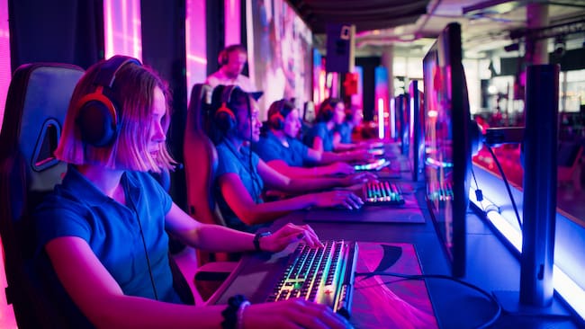 Imagen referencia de un torneo de videojuegos (GettyImages)