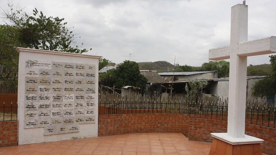 La masacre de El Salado, ocurrida el 18 febrero del año 2000 en el Carmen de Bolívar (Bolívar). Foto: Colprensa