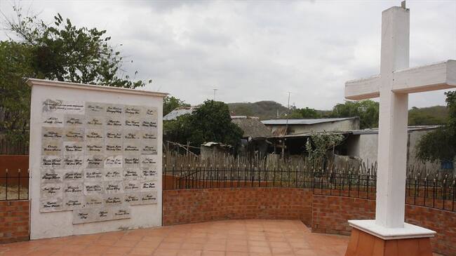 La masacre de El Salado, ocurrida el 18 febrero del año 2000 en el Carmen de Bolívar (Bolívar). Foto: Colprensa