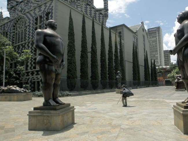 Plaza de Botero en Medellín