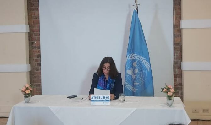 Experta internacional en derechos humanos de Naciones Unidas, Antonia Urrejola. Cortesía: Caracol Radio.