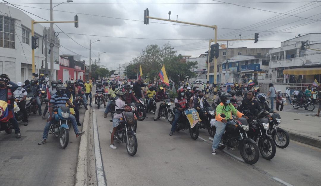La manifestación saldrá desde el Castillo de San Felipe y se tomará la Avenida Pedro de Heredia hasta la Bomba El Amparo