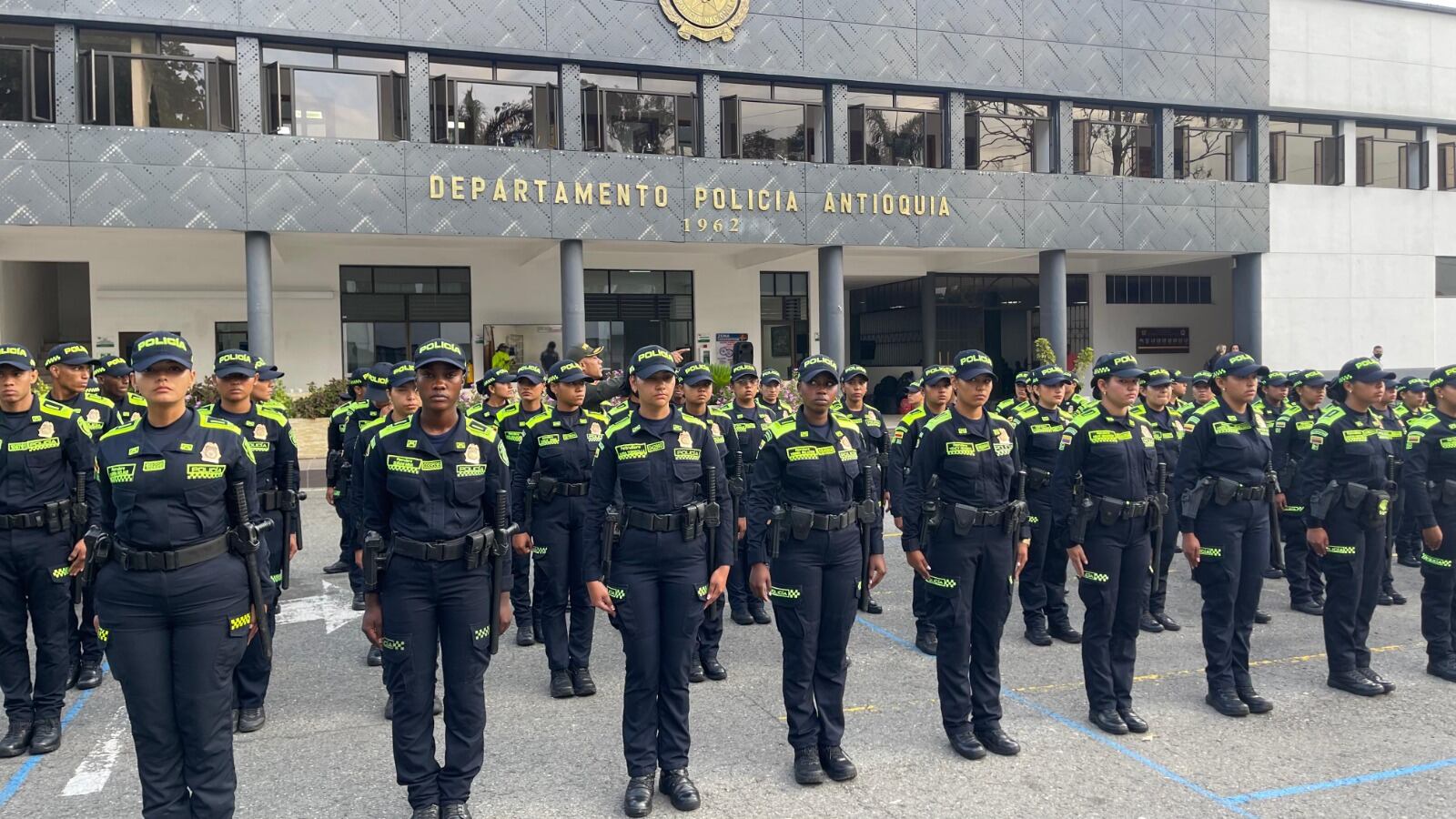 Refuerzo policías - foto policía Antioquia
