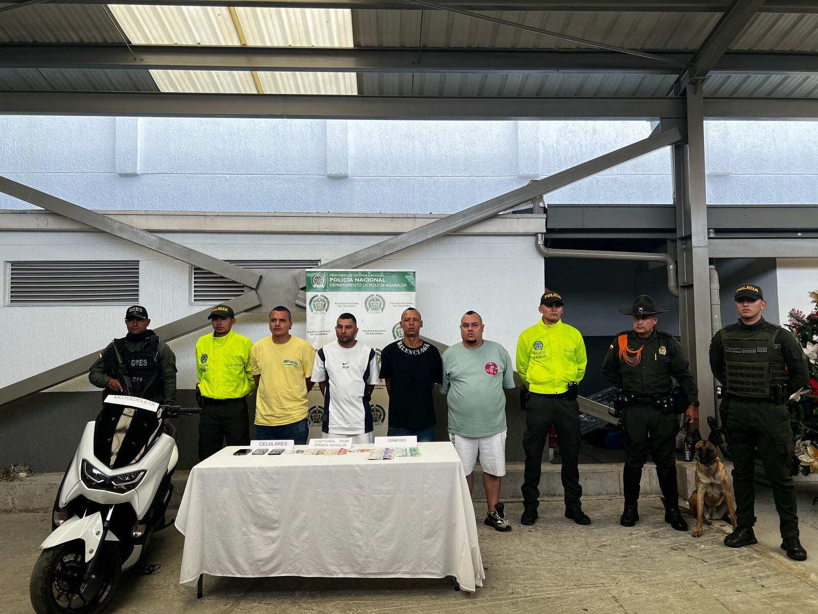 Fotografía suministrada: Policía de Risaralda