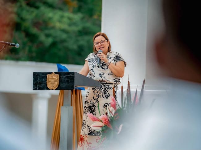 Margarita Guerra estará en la posesión presidencial de Abelardo de la Espriella en Cali. Foto: Gobernación