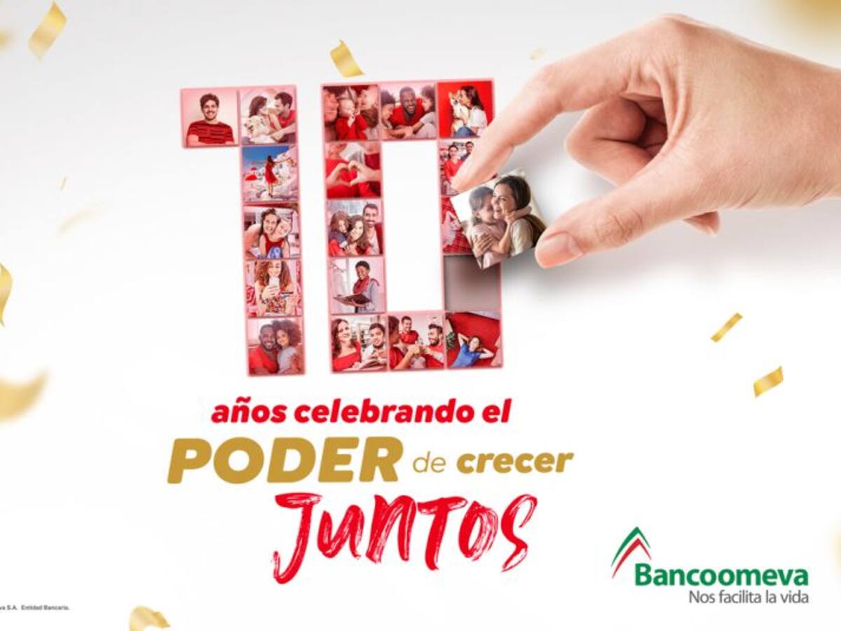 Bancoomeva cumple 10 años creciendo junto a las familias colombianas