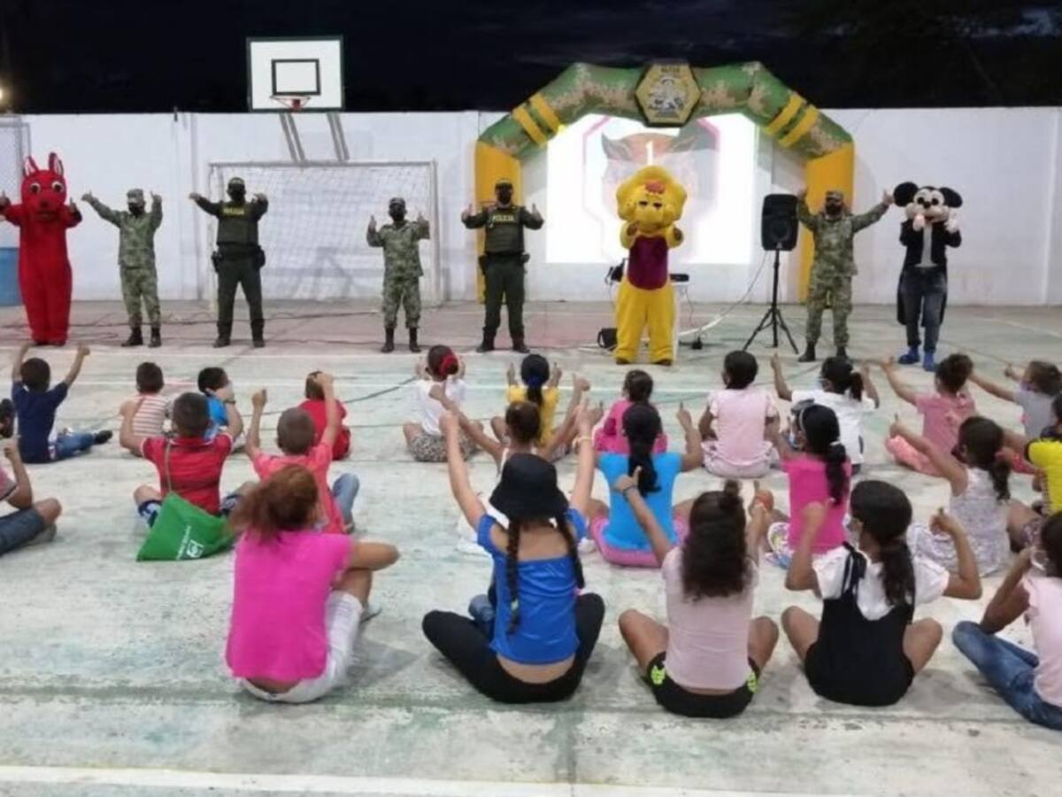 Policía realizó campaña para garantizar derechos de los niños en Bolívar