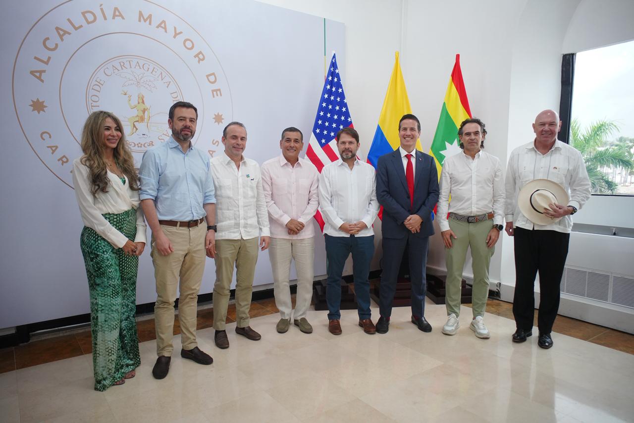 Los alcaldes más importantes del país se reunieron en Cartagena con una delegación estadounidense