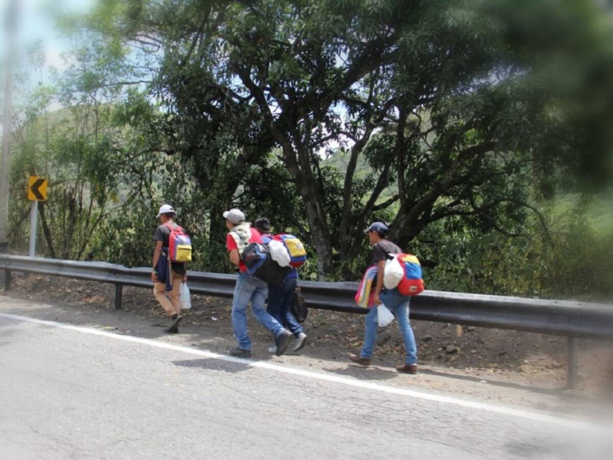 Se reactiva presencia de caminantes en carreteras de Norte de Santander