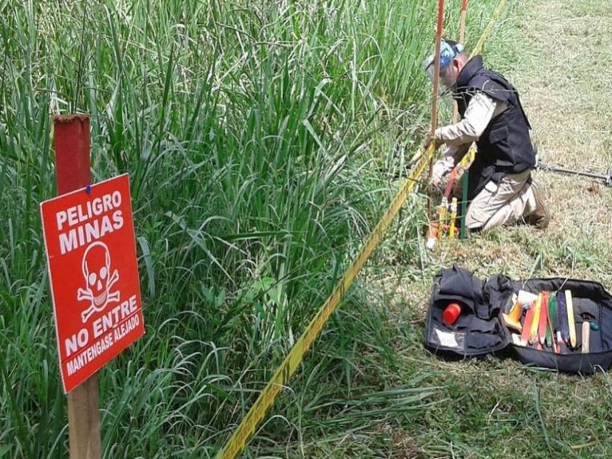 Entregan tres municipios libres de minas antipersonal en Sucre y Bolívar