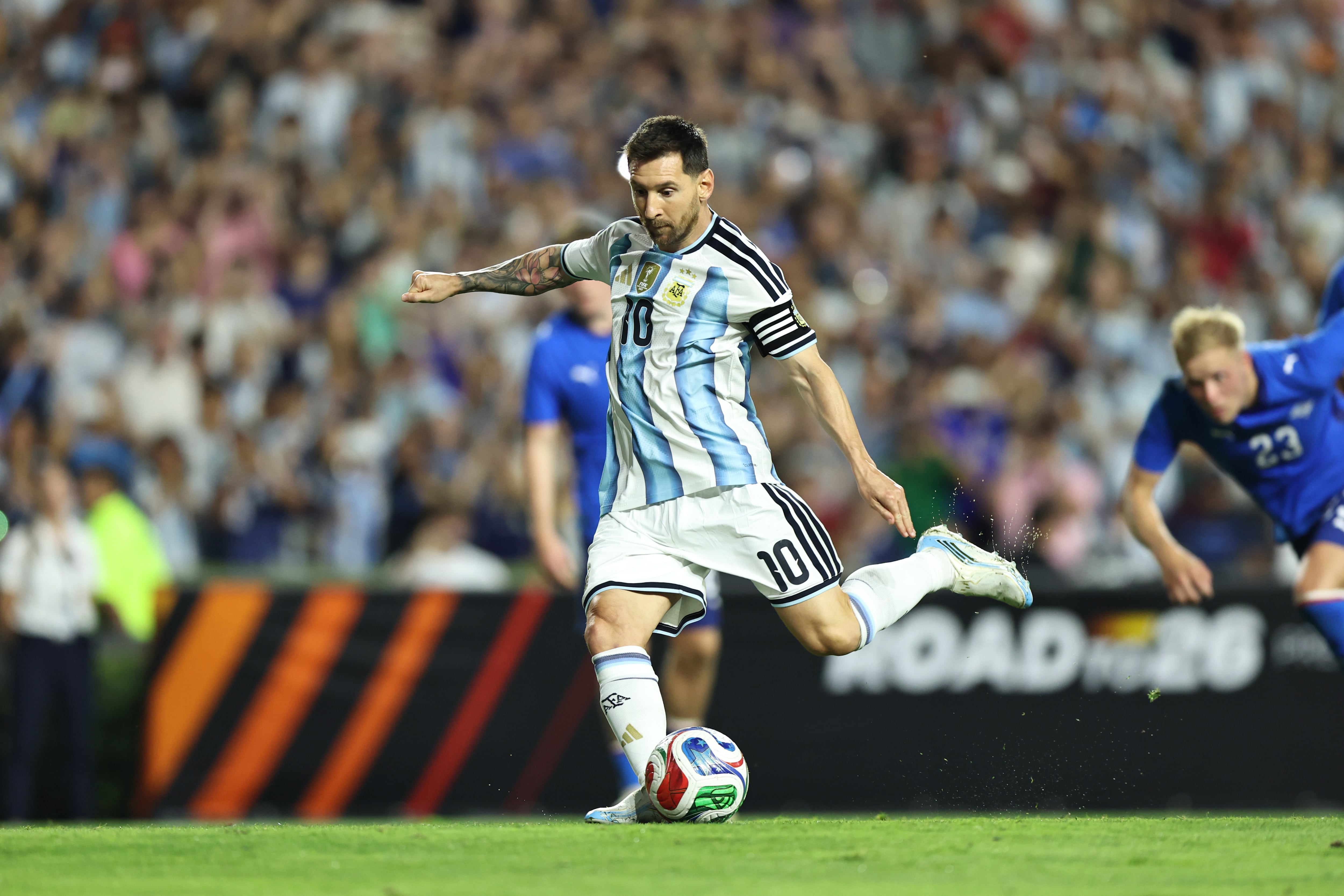 Lionel Messi, jugador de la Selección Argentina. Foto: Getty Images.