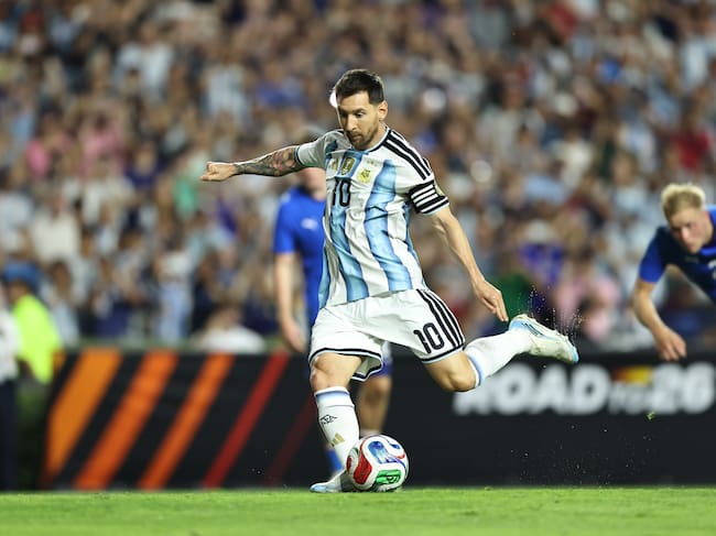 Lionel Messi, jugador de la Selección Argentina. Foto: Getty Images.