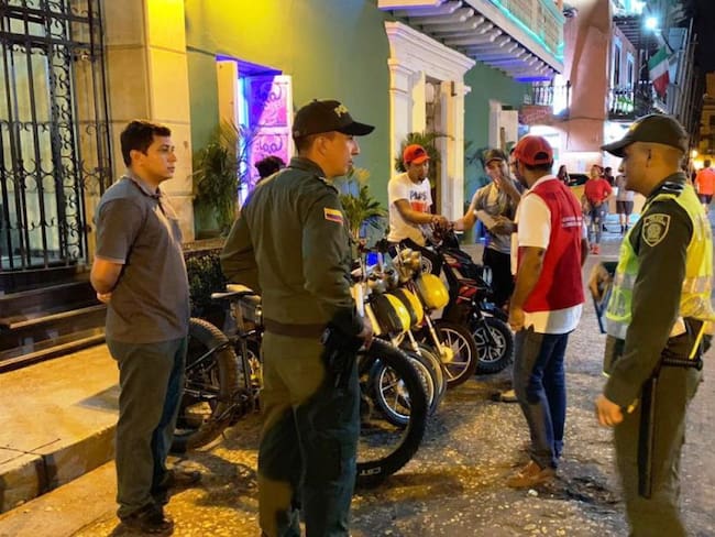Continúan operativos para conservar el espacio público en Cartagena