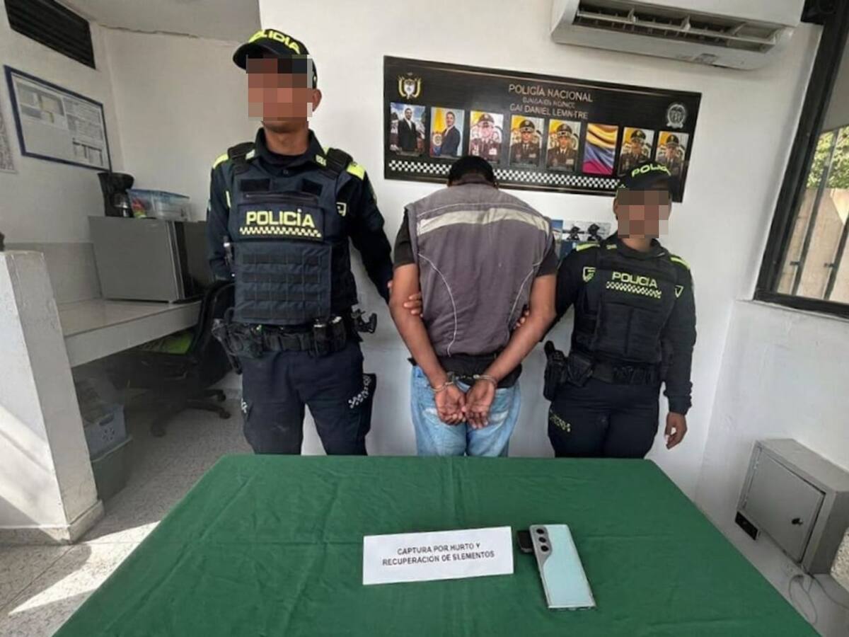 Capturado ‘El Maikol’, señalado de hurtar celulares en el barrio 7 de Agosto