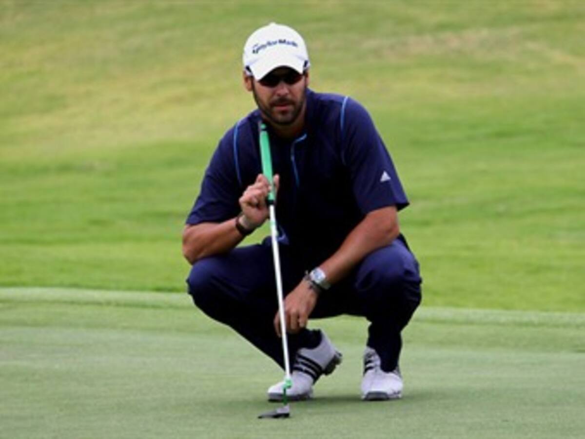 José Manuel Garrido lidera el Abierto de Colombia de Golf