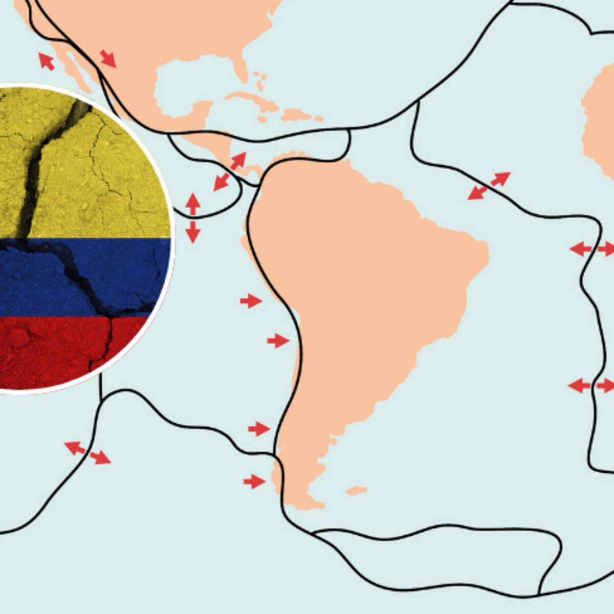 ¿Qué es subducción de placas? Este es el fenómeno que causó el último terremoto de Colombia