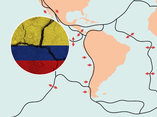 ¿Qué es subducción de placas? Este es el fenómeno que causó el último terremoto de Colombia. Getty Images