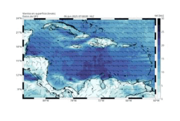 La Dimar está alertando incremento en la altura del oleaje y la fuerza de los vientos