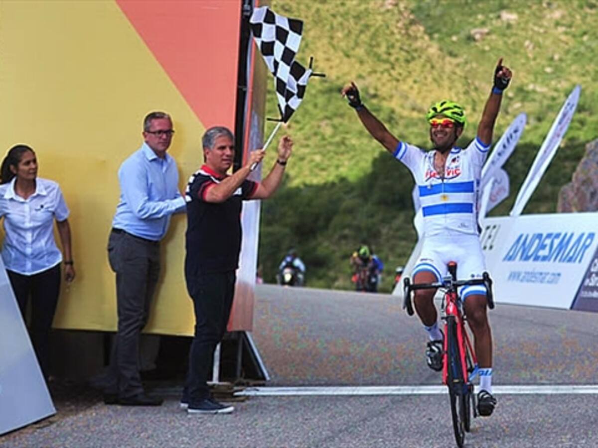 El argentino Daniel Díaz se quedó con la segunda etapa del Tour de San Luis