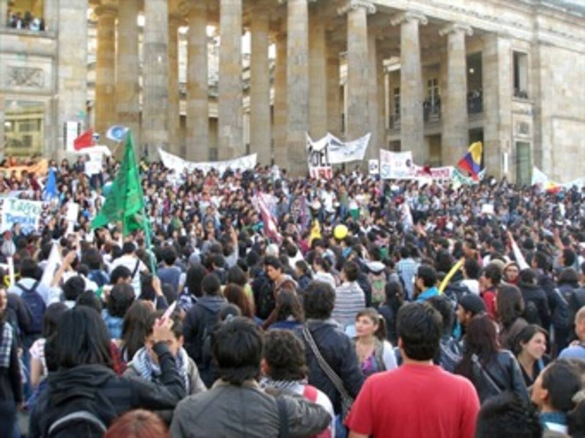 Hoy habrá marchas estudiantiles en Bogotá