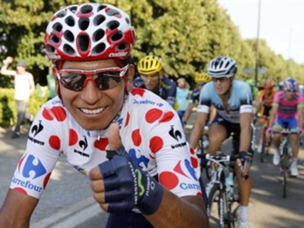 Gigantesco recibimiento de los boyacenses a Nairo Quintana
