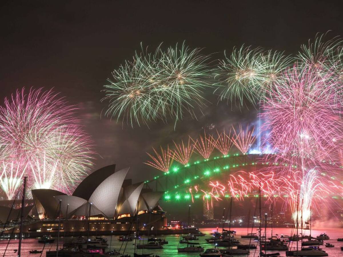 En fotos vea la llegada del 2020 en el mundo