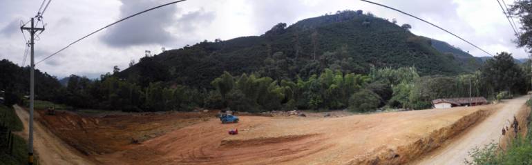 En este terreno se construirá la nueva central de beneficio de Andes