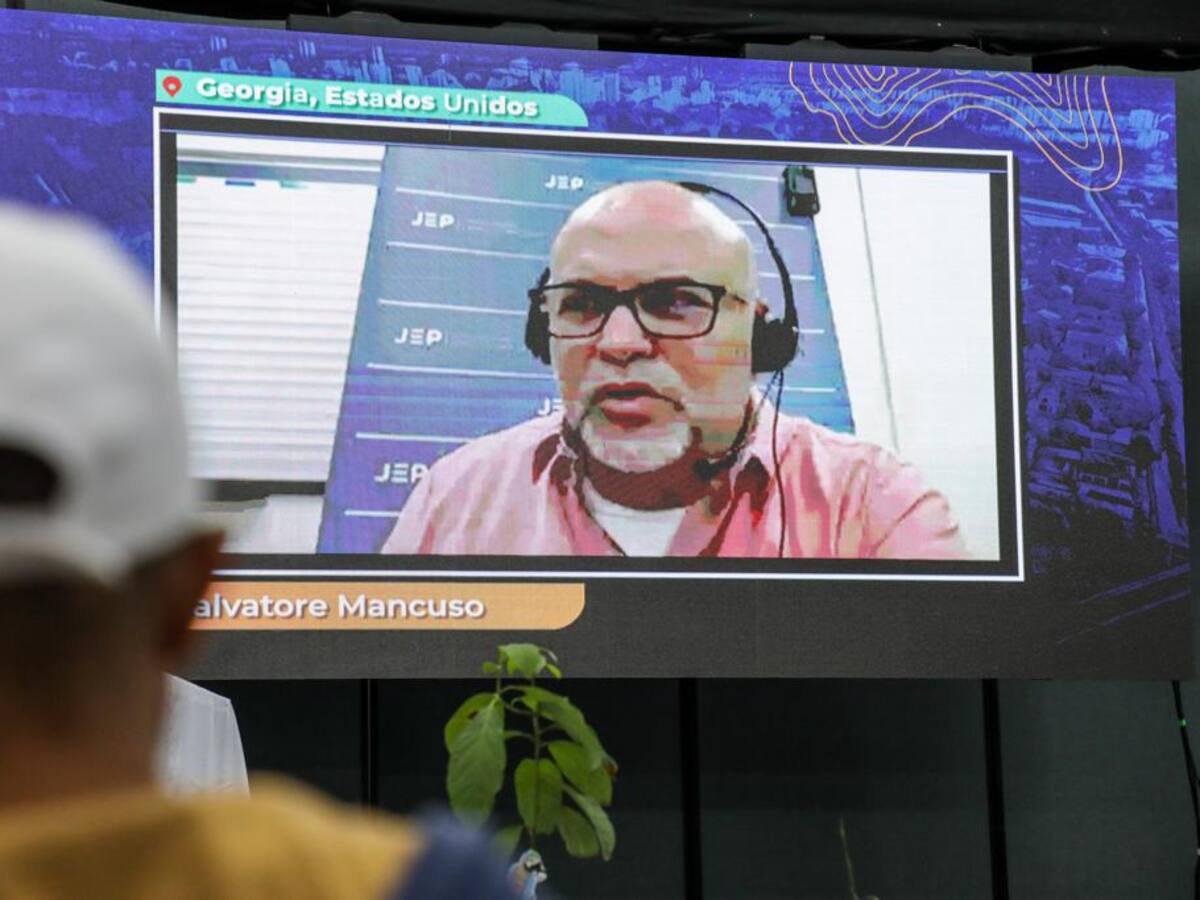 Salvatore Mancuso en la JEP: “No hay un solo alto oficial que diga que no participó conmigo”
