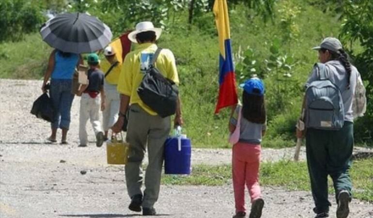 Del municipio de Teorama comienzan a salir las familias