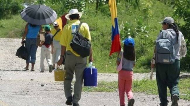 Del municipio de Teorama comienzan a salir las familias