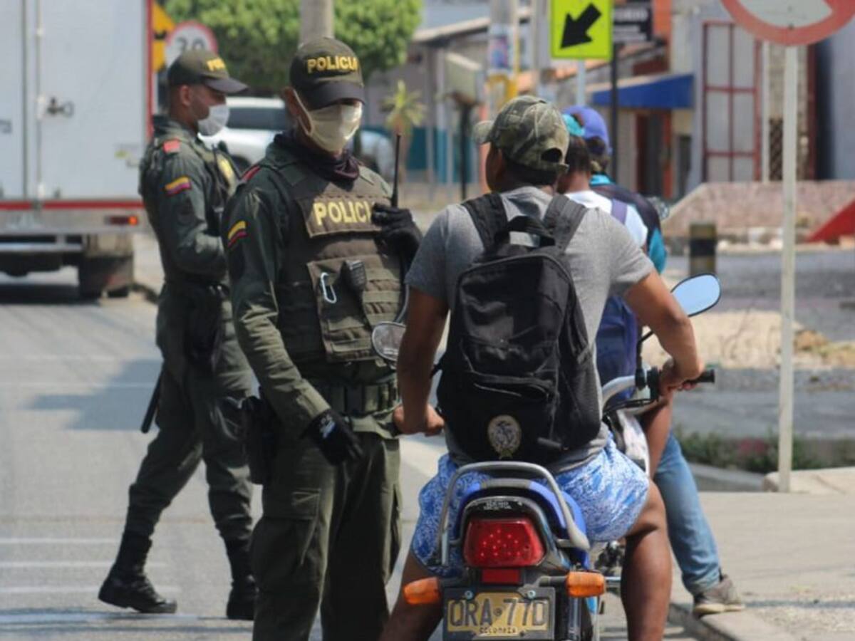 En Lorica, donde hay Covid-19, restringen circulación de motocicletas