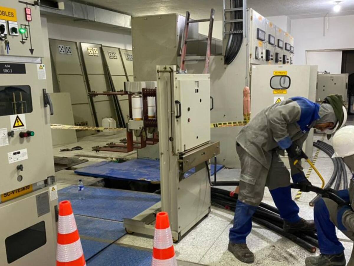 Aire avanza en labores para reestablecer el servicio de energía