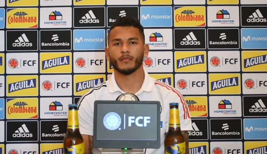 Luis Javier Suárez, delantero del Granada y de la Selección Colombia.