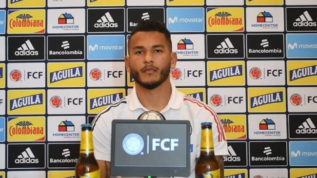 Luis Javier Suárez, delantero del Granada y de la Selección Colombia.