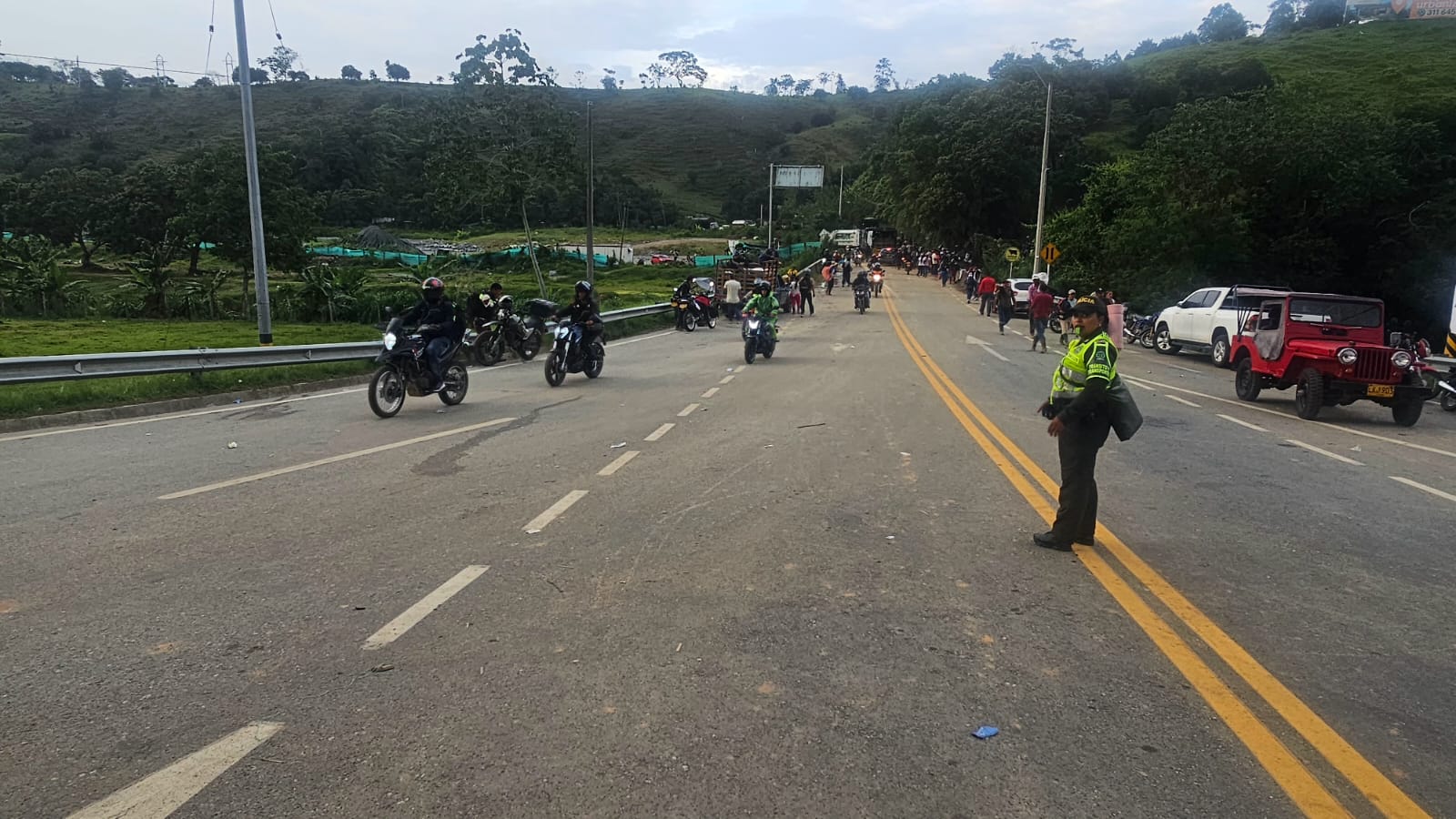 Vía San José del Nus- foto Policía de Carreteras