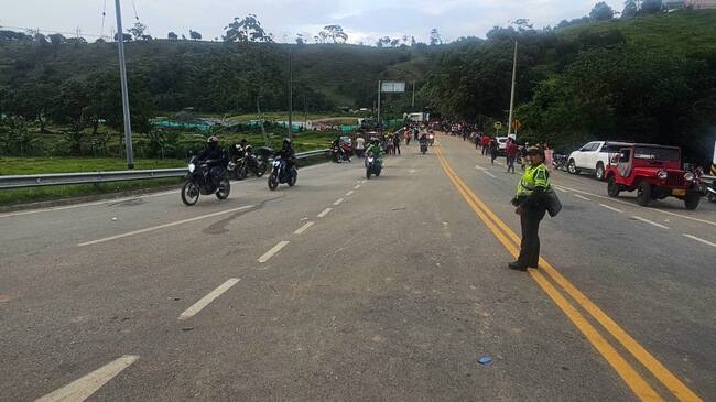 Vía San José del Nus- foto Policía de Carreteras